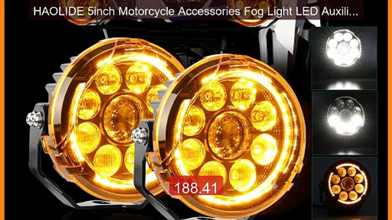 HAOLIDE 5inch Motorcycle Accessories Fog Light LED Auxiliary Light... -- Best Deal 2026 | Shop Now!