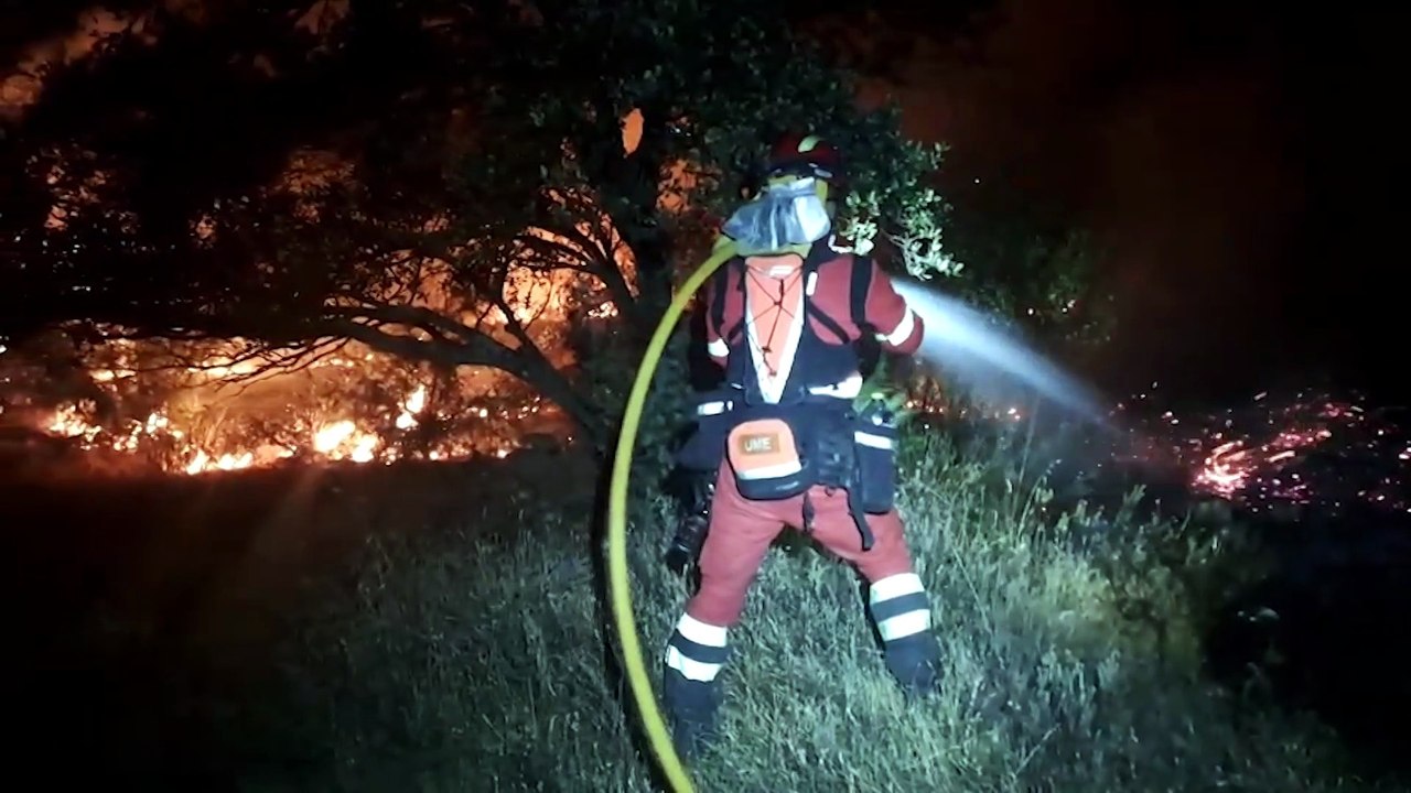 El fuego de La Mierla está en fase de estabilización y el de Almorox lo estará en horas