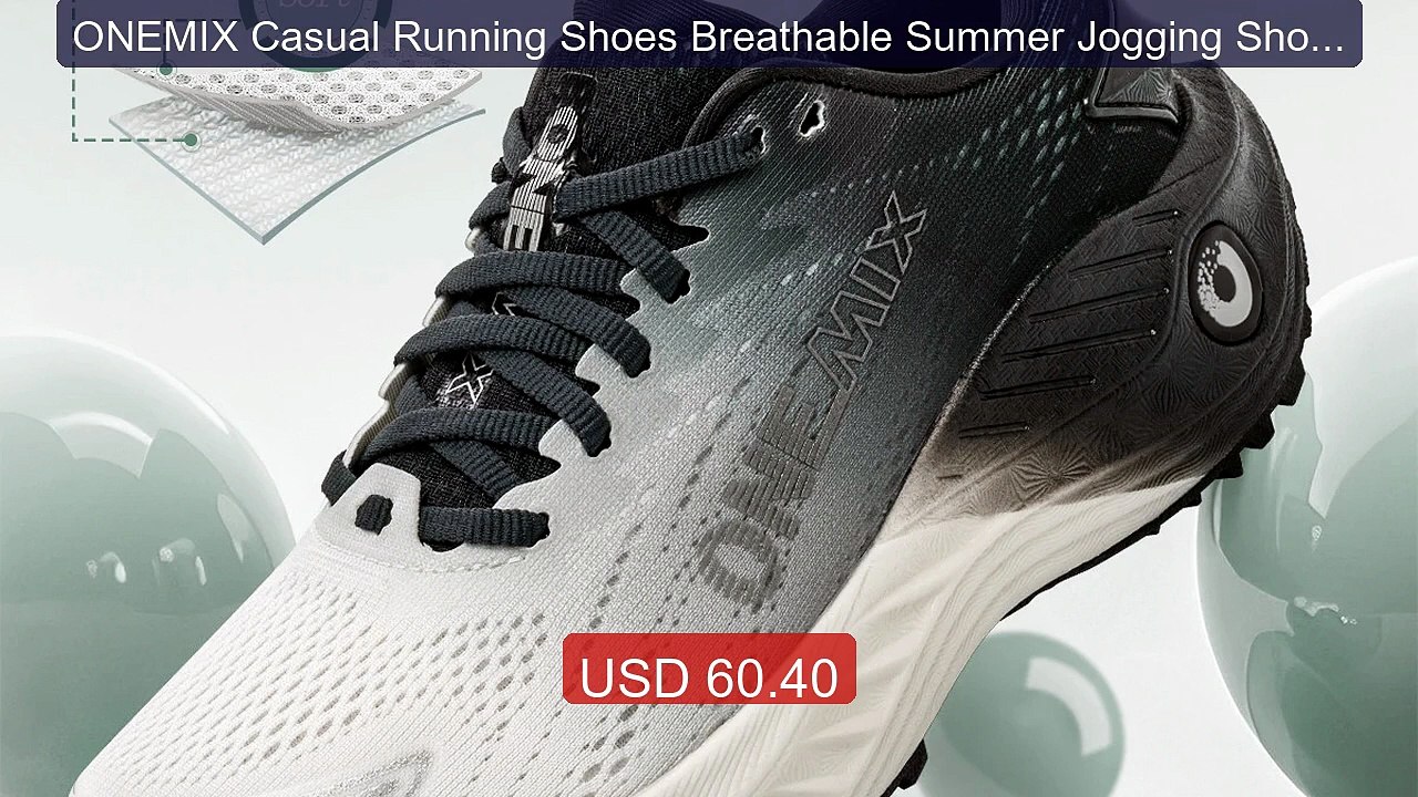 ONEMIX Casual Running Shoes Breathable Summer Jogging Shoes Me... -- Best Buy 2026 | Great Quality!