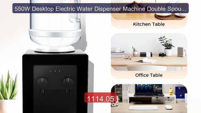 550W Desktop Electric Water Dispenser Machine Double Spouts Kn... Hot Deal 2026 | Limited Offer!