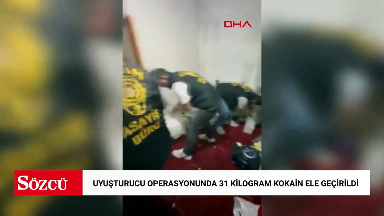 Fatih'te uyuşturucu operasyonunda 31 kilogram kokain ele geçirildi