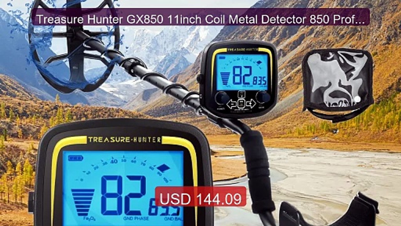 Treasure Hunter GX850 11inch Coil Metal Detector 850 Professional U... -- Top Rated 2026 | Buy Now!