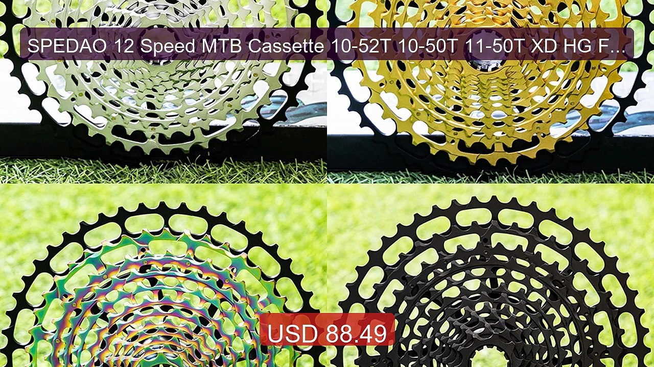 SPEDAO 12 Speed MTB Cassette 10-52T 10-50T 11-50T XD HG Freewheel L... -- Top Rated 2026 | Buy Now!