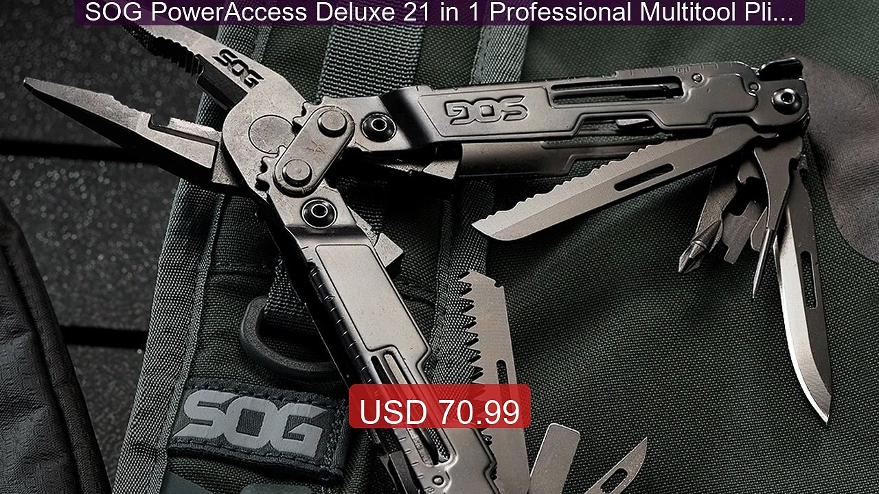 SOG PowerAccess Deluxe 21 in 1 Professional Multitool Plier... -- Top Pick 2026 | Unbeatable Price!