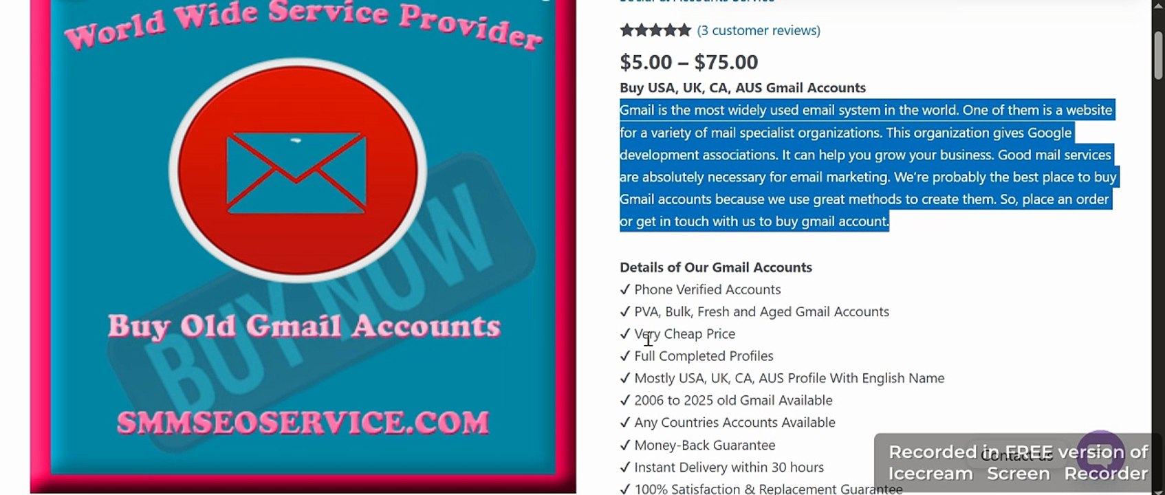 Best Sites to Buy Gmail Accounts (Aged & PVA)