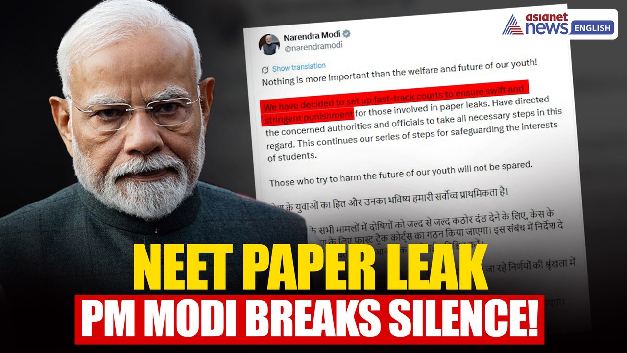 CJP Protest | PM Modi's Big Statement on NEET Paper Leak
