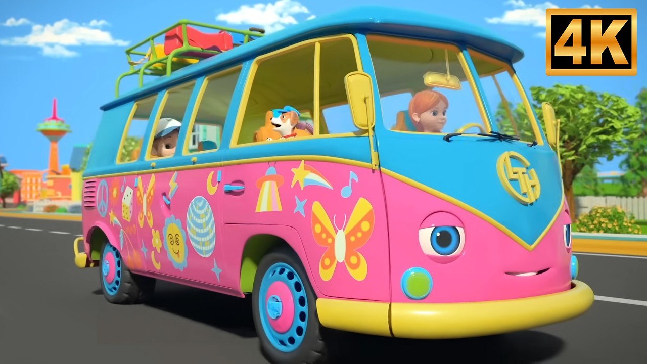 Wheels on the Bus | Nursery Rhymes and Baby Songs | Kids Songs | Educational Cartoon for Children