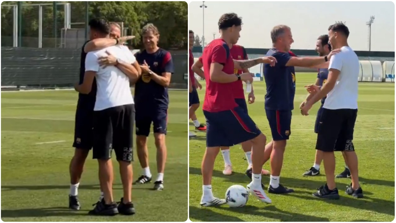 Eric García regresa a la ciudad deportiva del Barça como campeón del mundo