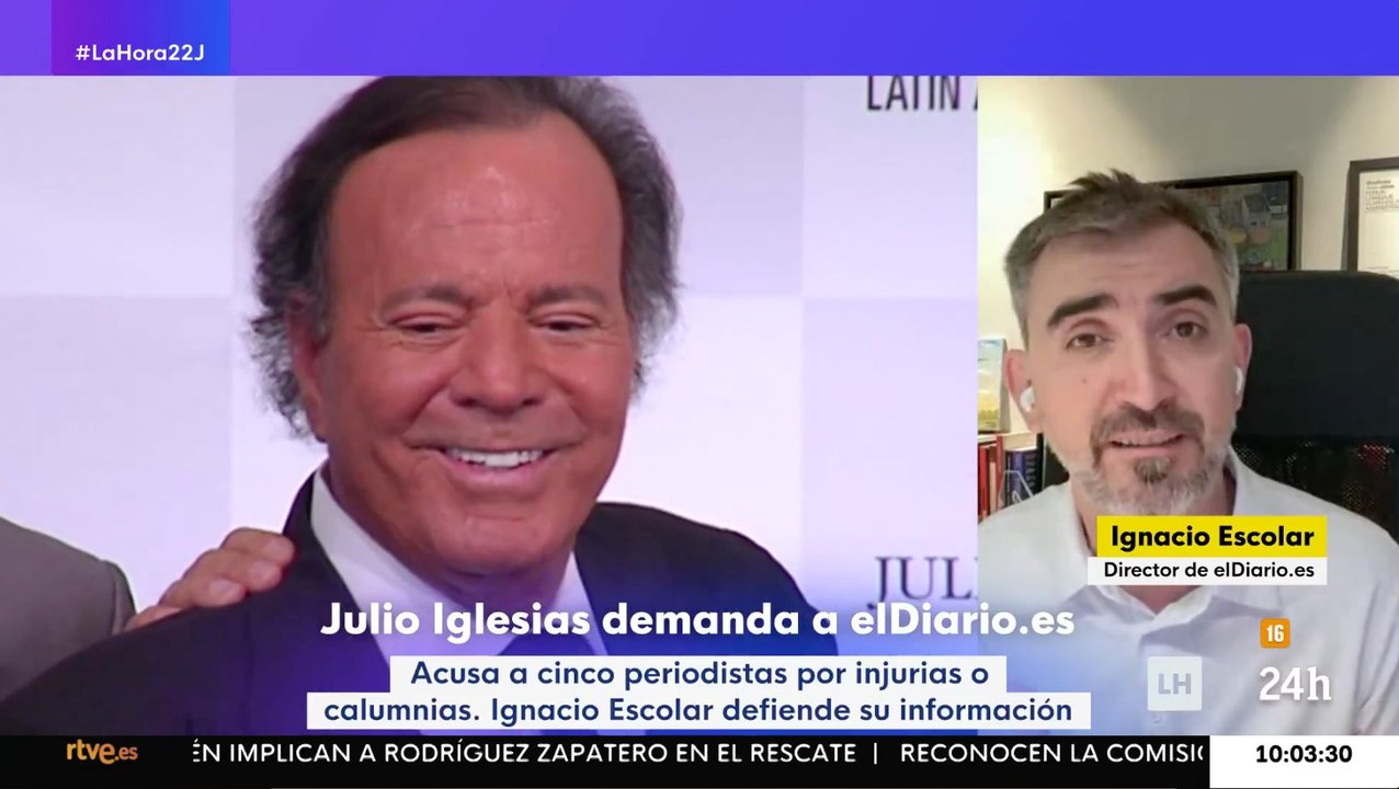 De risa: Ignacio Escolar juega su última e inverosímil carta para no pagarle una buena morterada a Julio Iglesias