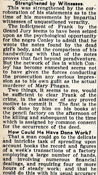 Wednesday, 11th June 1913 Police Hold Conley By Courts Order