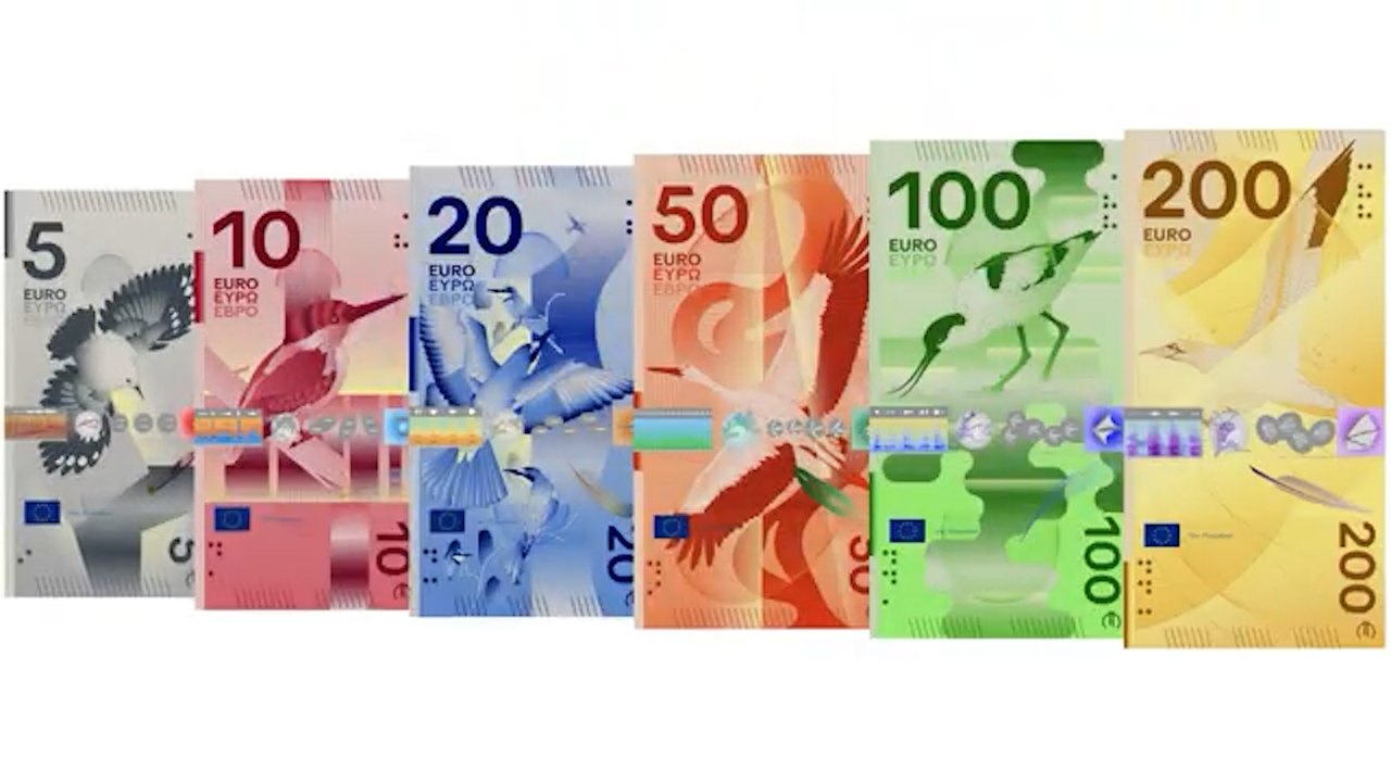 Estos son los diez diseños finalistas de los nuevos billetes de euro