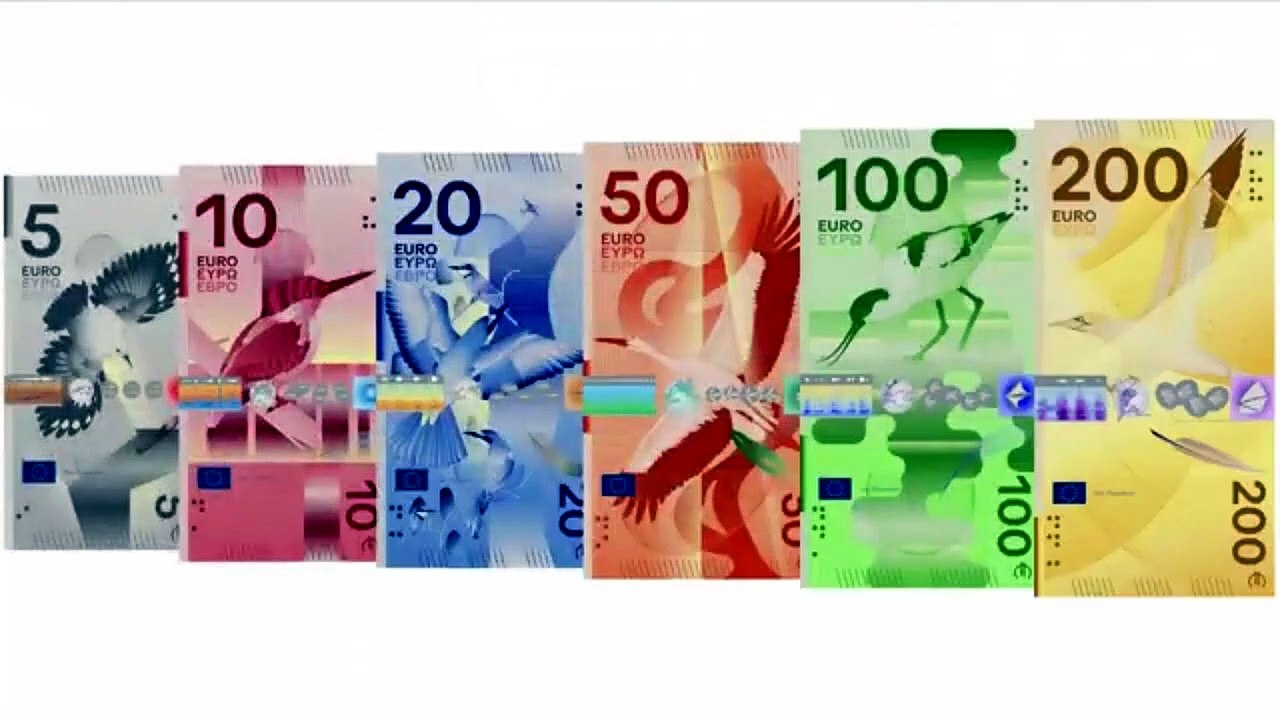 Nuove banconote Euro, il video che mostra i dieci design finalisti