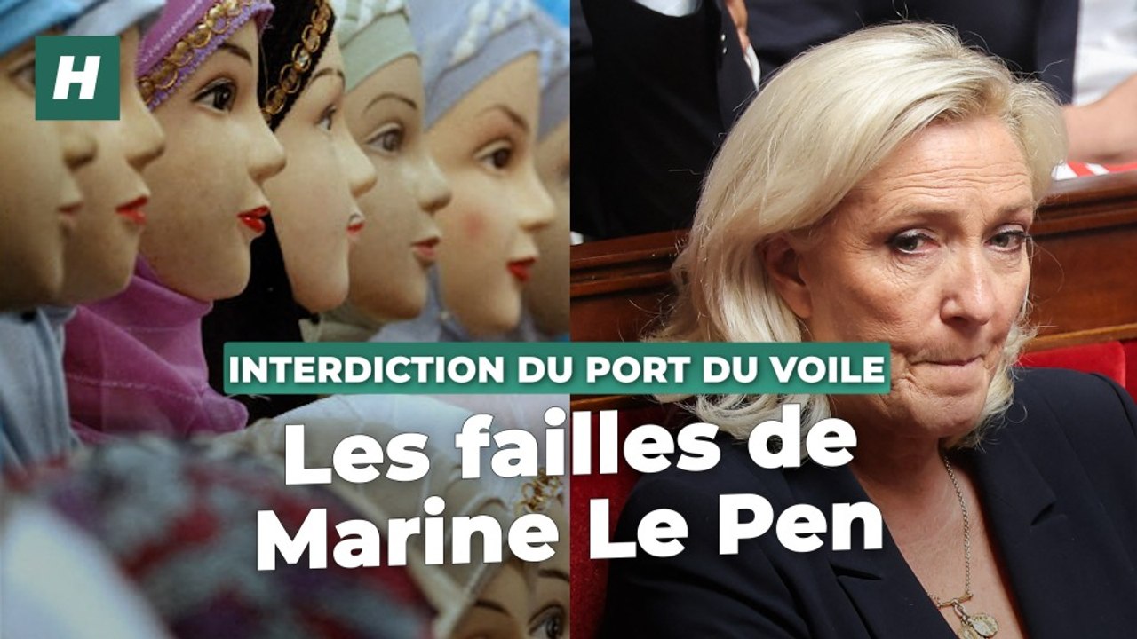 En vingt ans, Marine Le Pen et le RN se sont toujours contredits sur l'interdiction du port du voile