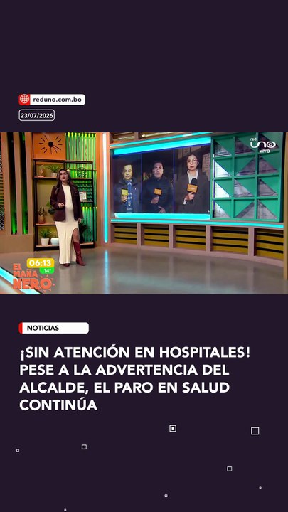 🏥 El paro del sector salud cumple su tercer día, manteniendo suspendida la atención regular en hospitales y centros de salud.