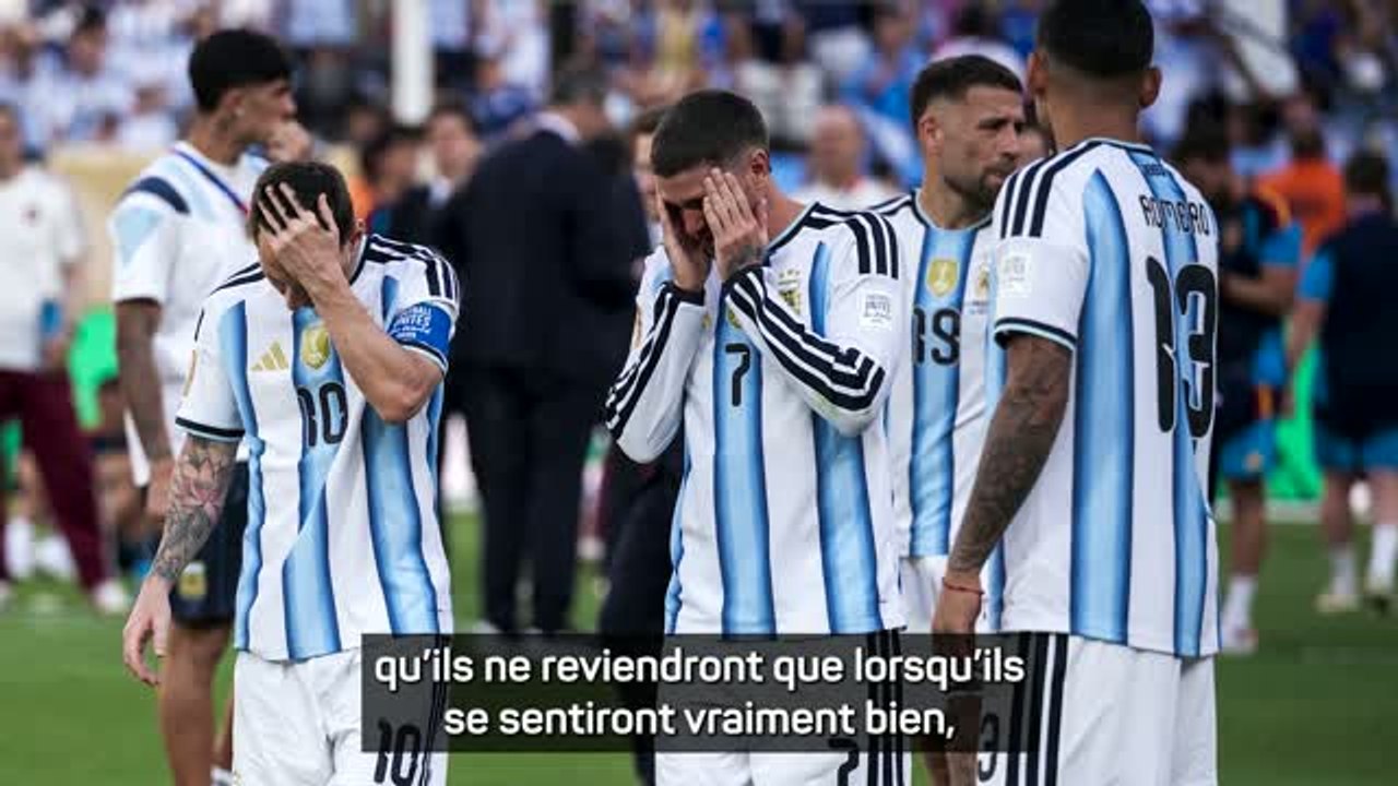 Inter Miami - Hoyos sur Messi et De Paul : "Il n'y a pas de date fixée pour leur retour"