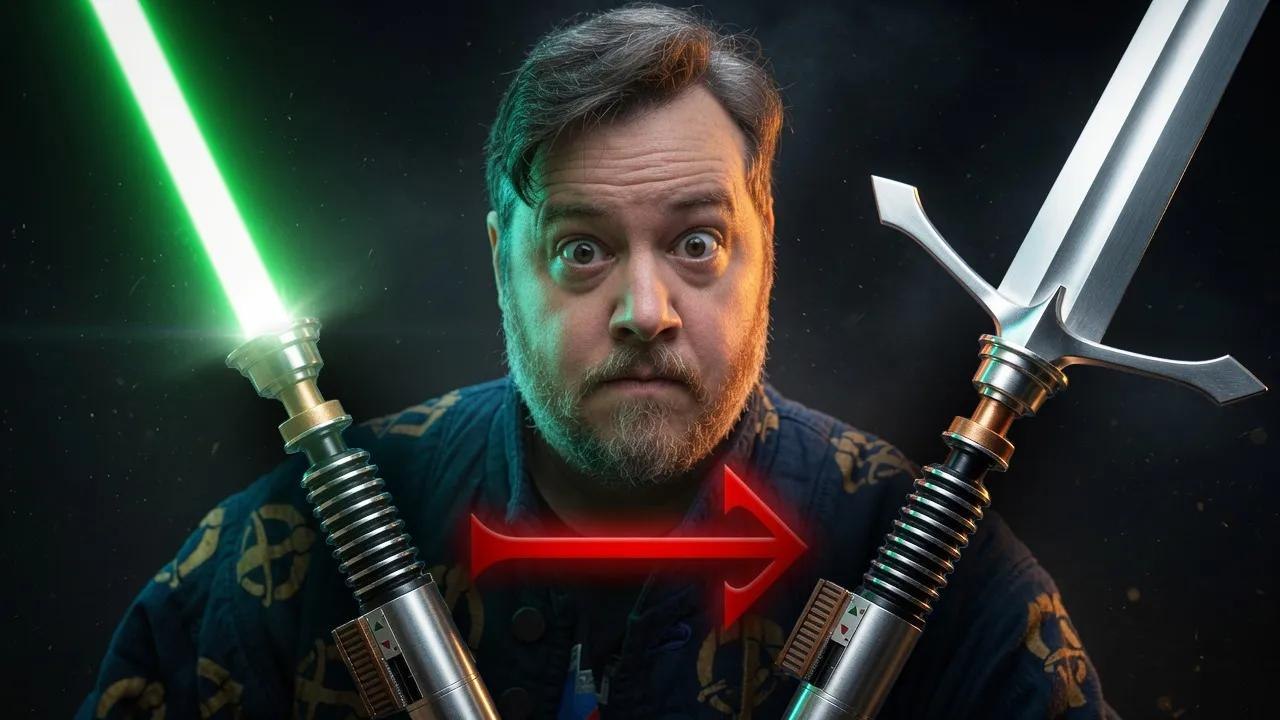 On a mis une vraie lame d’épée sur un sabre laser : est-ce que ça marche ?