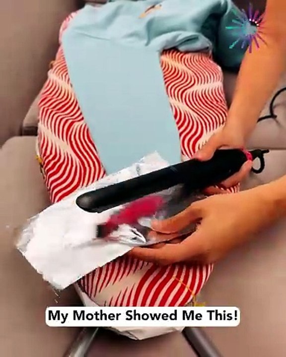 Quick ironing trick with foil💡