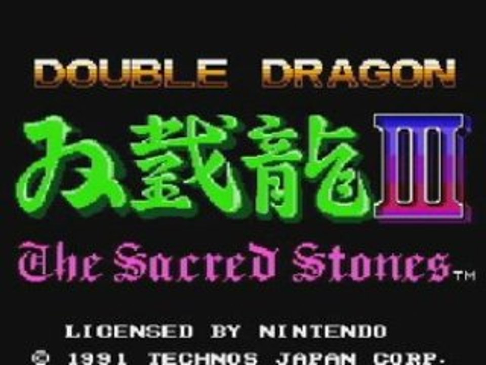 Double Dragon 3 - the Sacred Stones (NES)