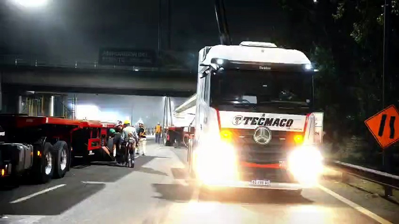 Cierre de Avenida Cantilo y autopista Illia por ampliación del puente Labruna