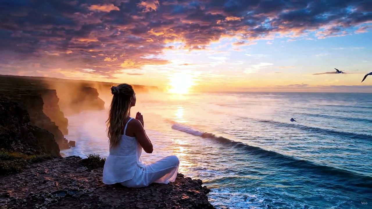 Find Peace by the Ocean A Cinematic Sunrise Meditation Journey