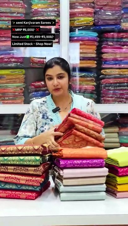 Buy Online Semi Kanchivaram Sarees India at Best Price at Rajsilkvilla