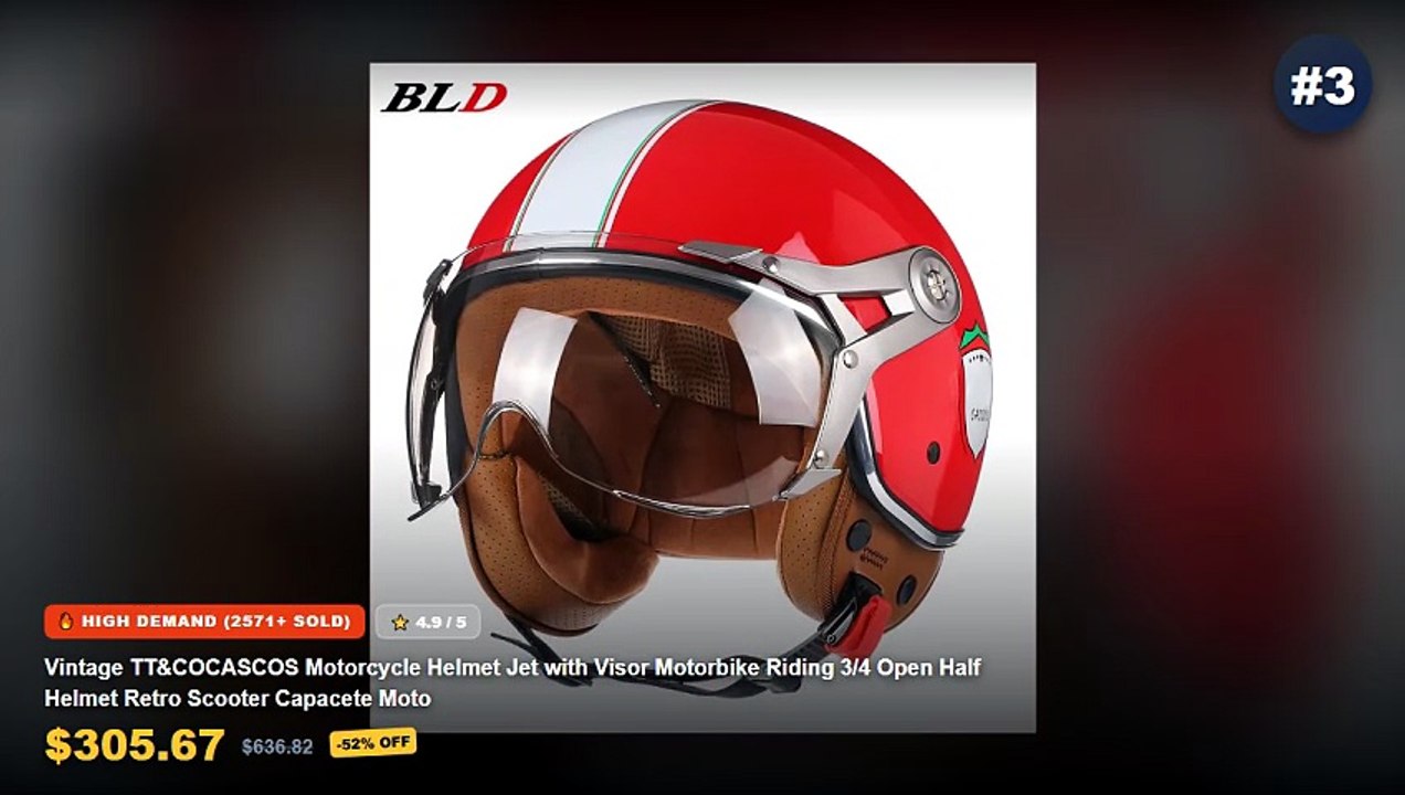Retro Helmet Visor: Top 5 Best Sellers - Uchoos...