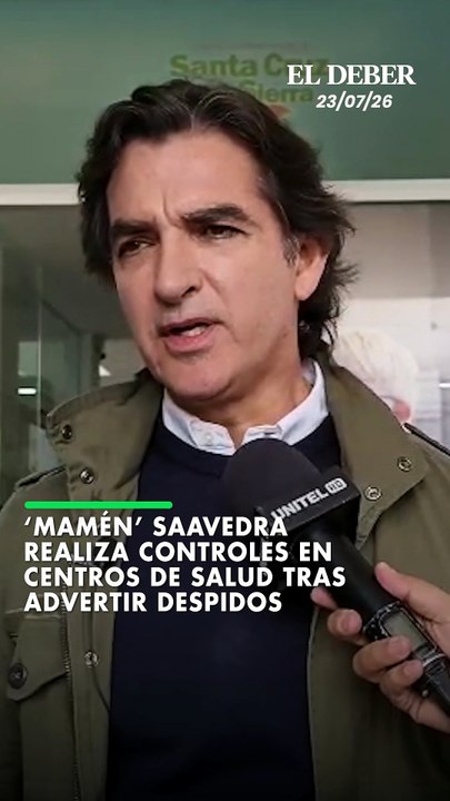 ‘Mamén’ Saavedra realiza controles en centros de salud tras advertir despidos