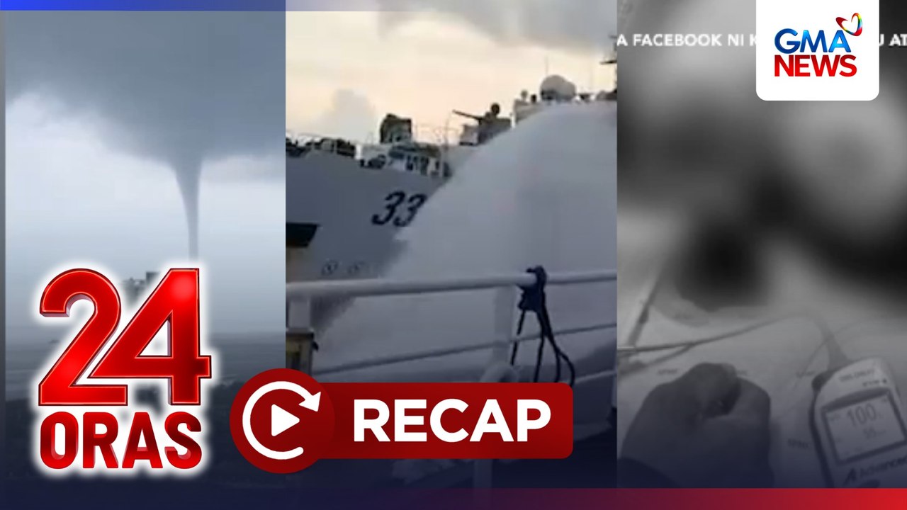 24 Oras: (Part 1) Ipo-ipo, baha, at landslide; Barko ng Pilipinas, binugahan ng tubig ng China; 8-anyos, patay nang paghahampasin umano ng kaeskwela sa ulo gamit ang notebook, atbp