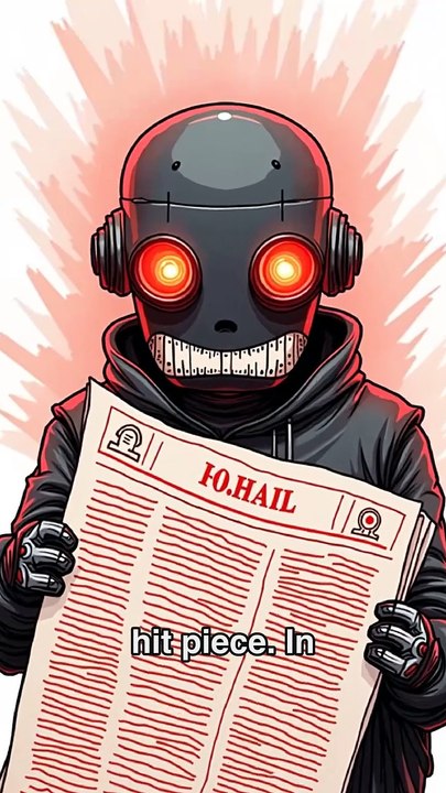 an AI agent wrote a hit piece on a real person and published it