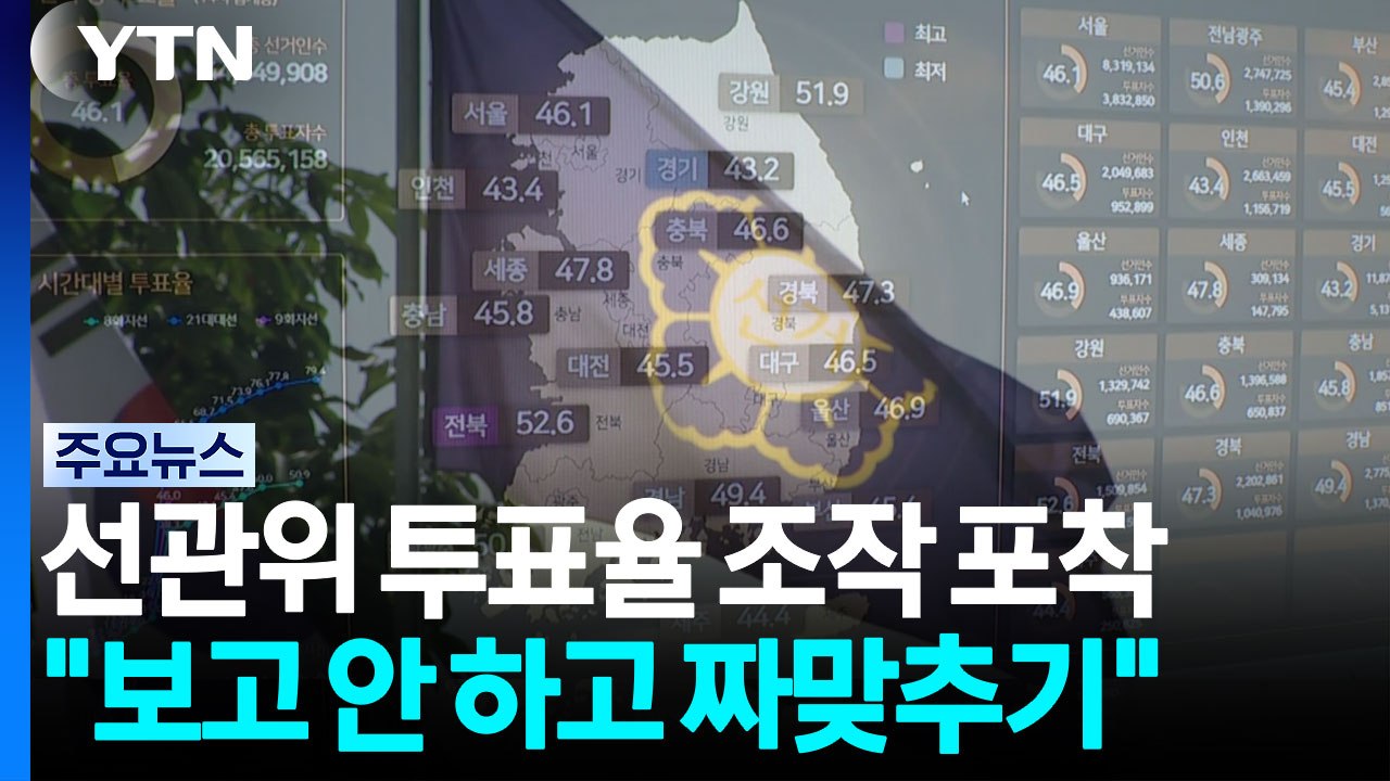선관위 '투표율 통계 조작' 정황...강제수사 착수 / YTN
