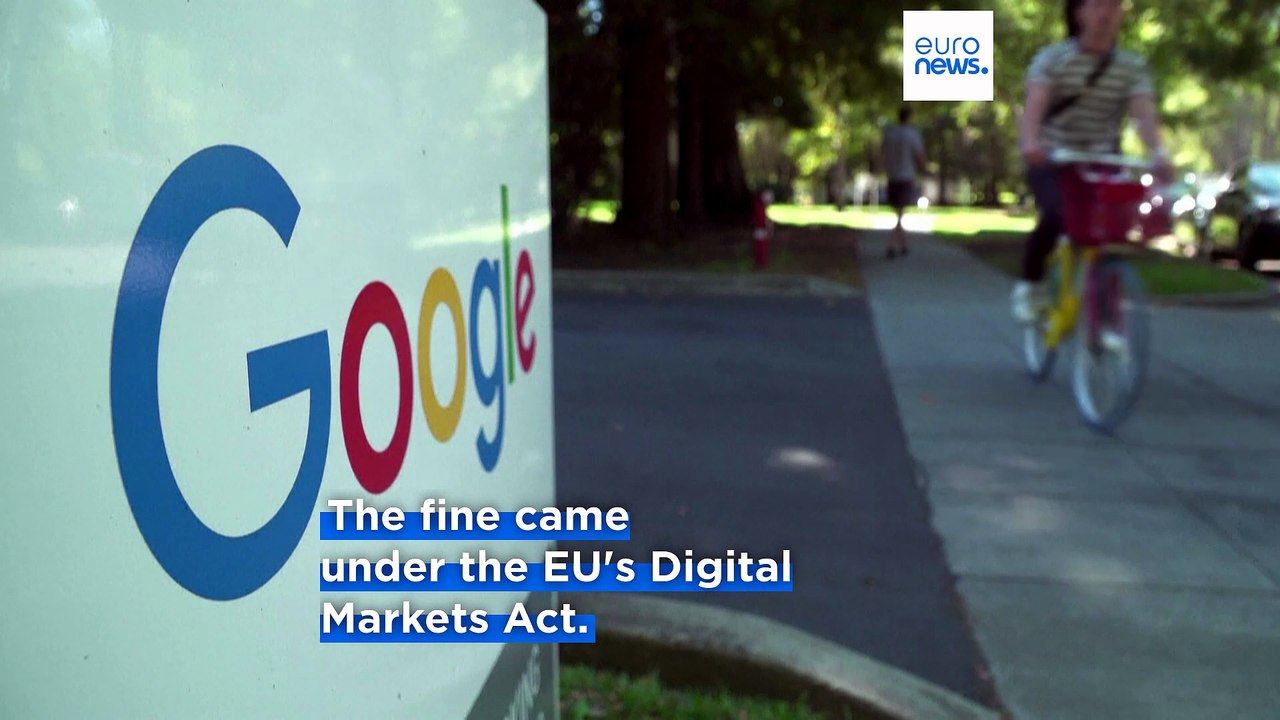 Brussels slaps €890 million fine on Google despite looming new US tariffs