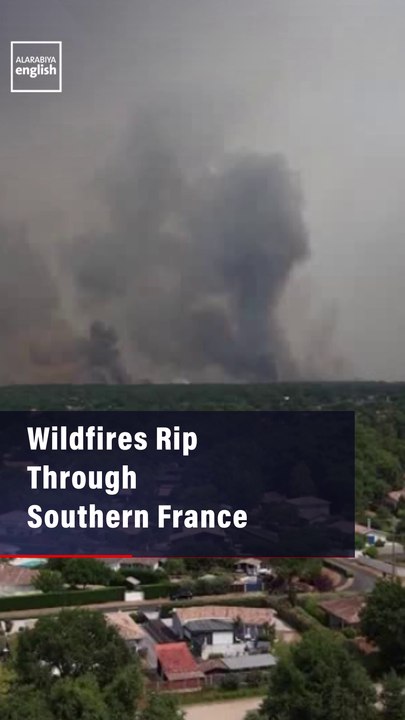 Smoke and Damage as Wildfires Rip Through Southern France