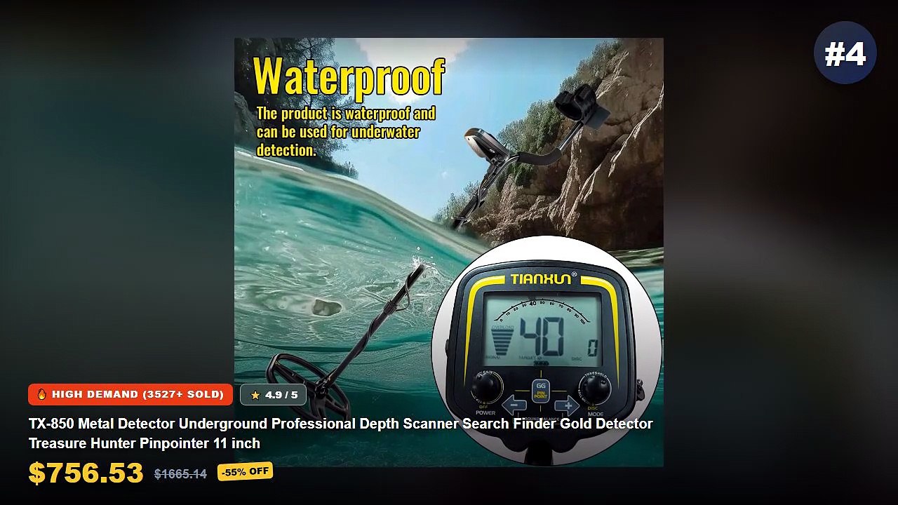 Top 5 Best Retro Metal Detector (Must Have!) - Waterproof Metal Detector Vibration Handheld Plastic Pointer Pinpointer I...