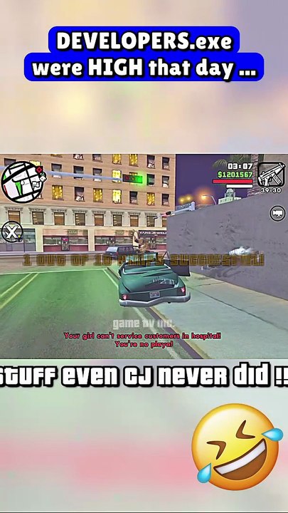 GTA San Andreas Funny Moment – POV - How HIGH are you ❌ Hi How are you✅😂💀🔥(Part 472) - #gtag #cj #funny #gtaindia #gtarp
