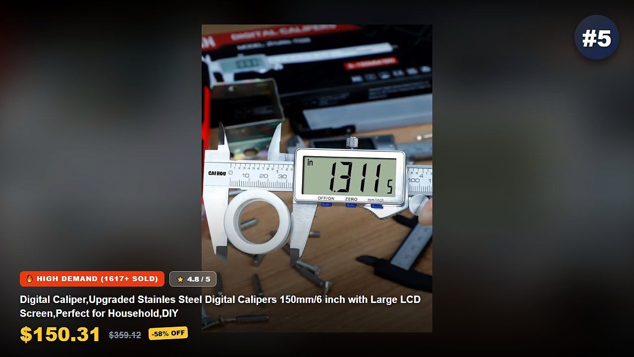 Why Everyone Is Buying Smart Caliper - Digital Caliper,Upgraded Stainles Steel Digital Calipers 150mm/6 inch with Large ...