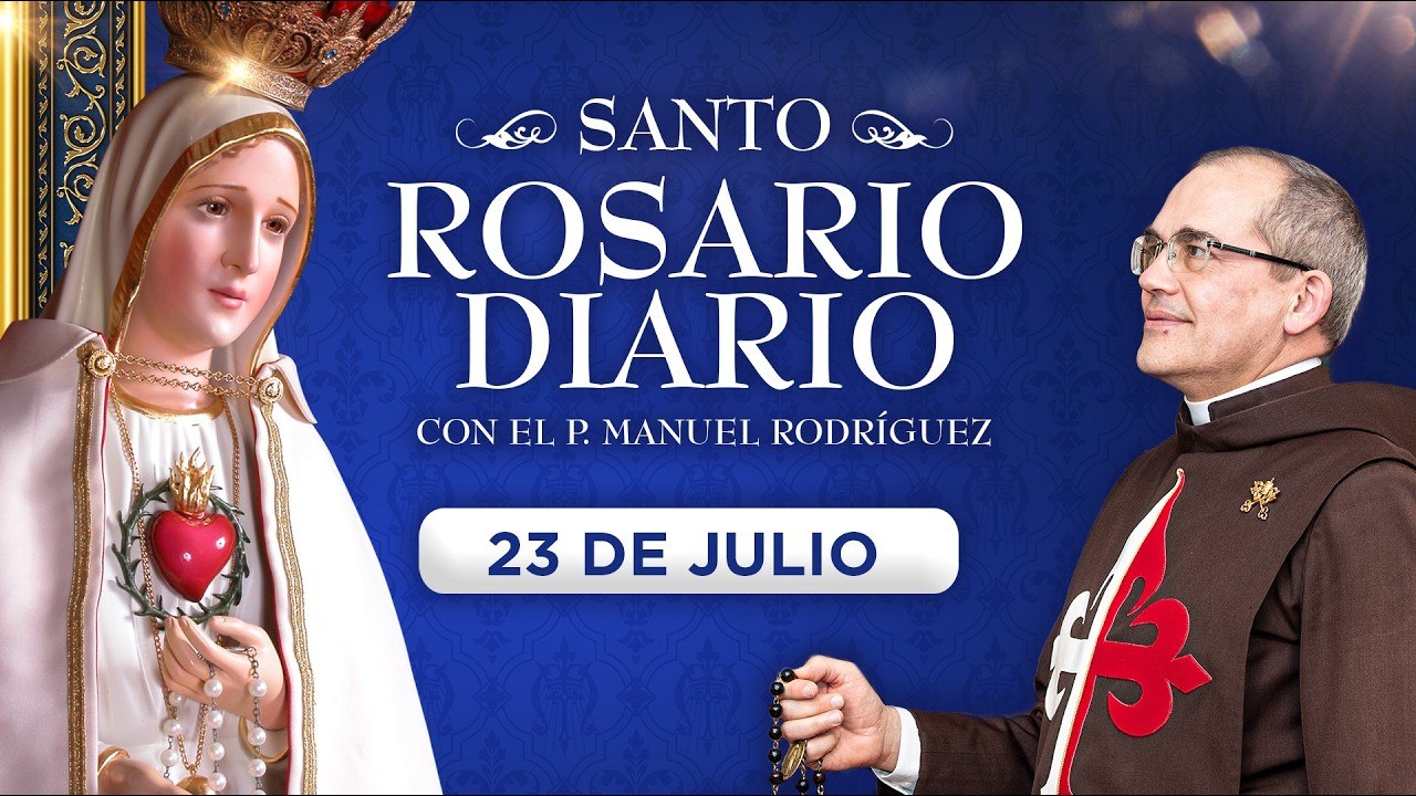 Santo Rosario Diario | Jueves 23 de julio - Misterios luminosos #rosario