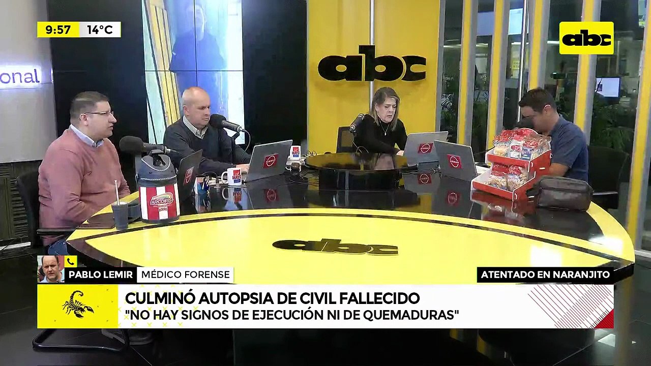 Caso ataque a comisaría en Canindeyú: Forense Lemir revela "No hay signos de ejecución ni quemadura"