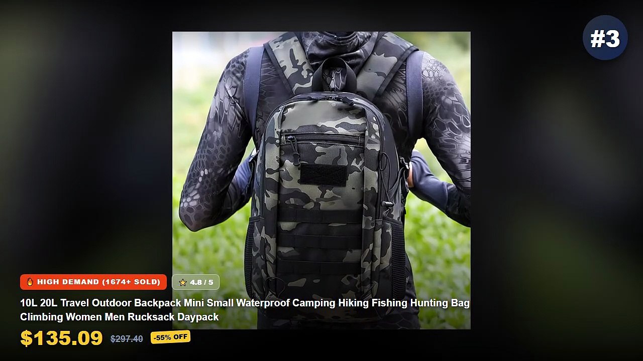 Amazing Mini Tactical Backpack You Need To See - Mini Hydration Bag Outdoor Tactical Backpack Water Bladder Carrier Zipp...
