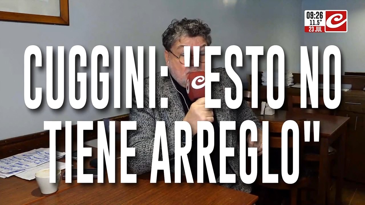 Fabio Cuggini: "Este país no tiene más arreglo, estamos acabados"