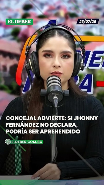 Concejal advierte: si Jhonny Fernández no declara, podría ser aprehendido