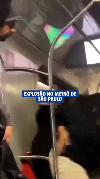 Explosão no metrô de São Paulo