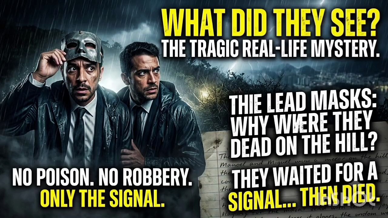 ​The Lead Masks Mystery: Why Did These Men Wait to Die?