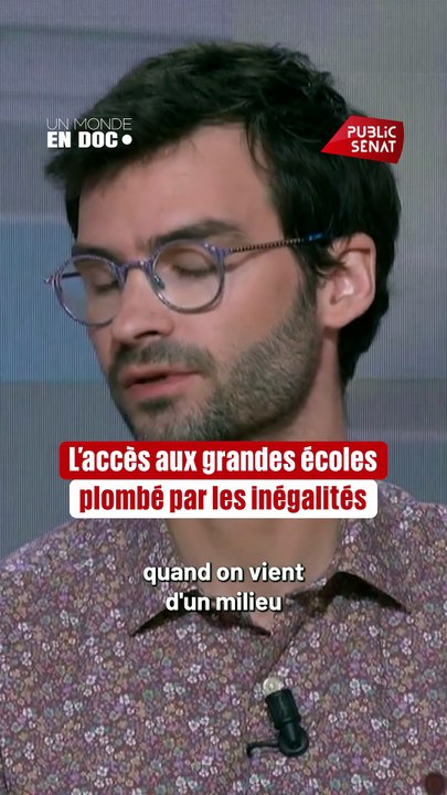 "L'accès aux grandes écoles toujours plombé par les inégalités" 🏫