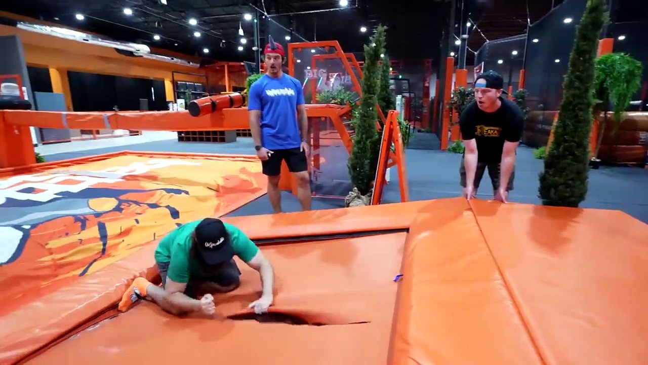 99 Nights in a Trampoline Park! 😱 (24-Hour Survival Challenge Gone Wrong!)