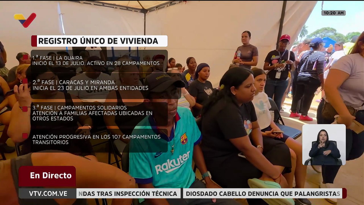 Cerca de 10 mil familias guaireñas han sido censadas en el Registro Único de Vivienda