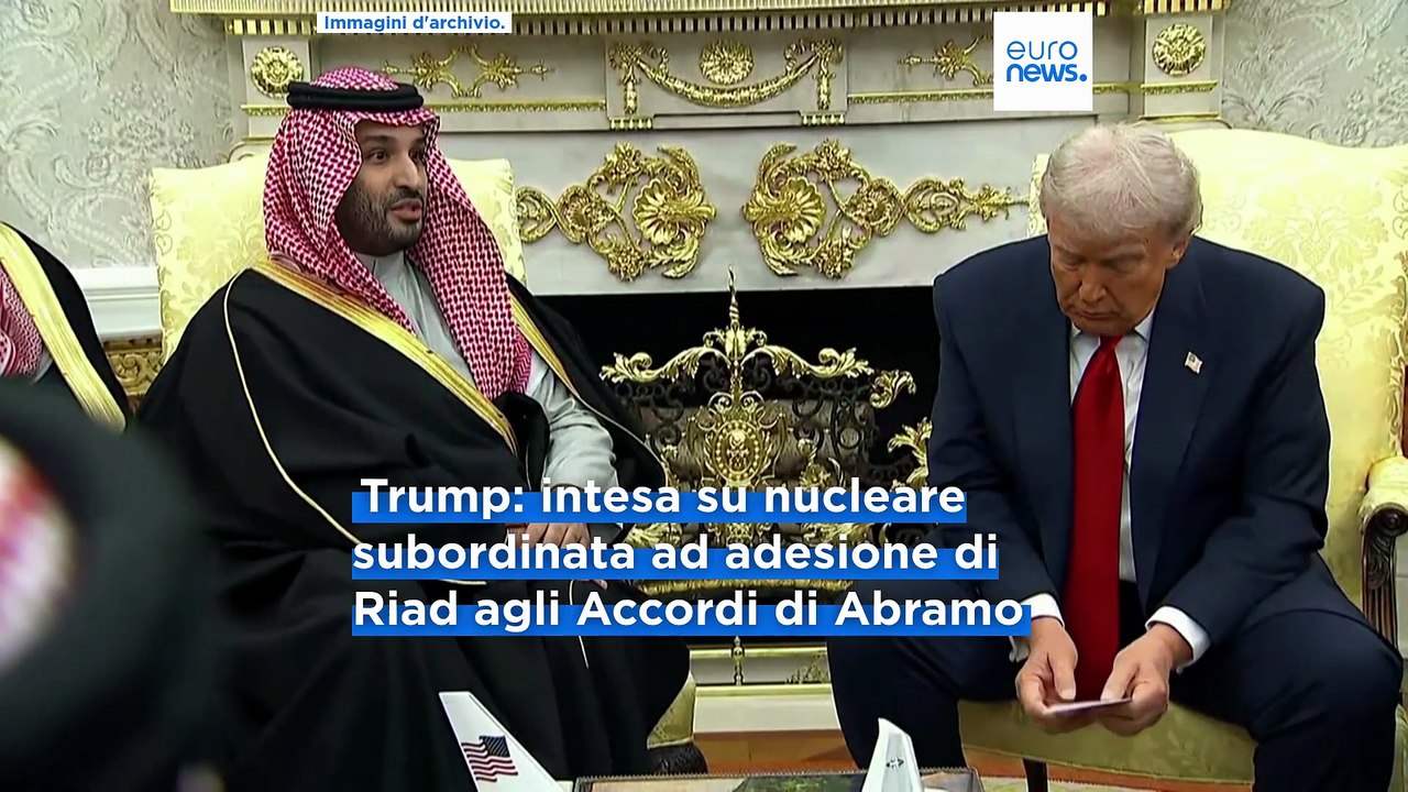 Trump collega l'accordo sul nucleare con l'Arabia Saudita alla normalizzazione delle relazioni con Israele