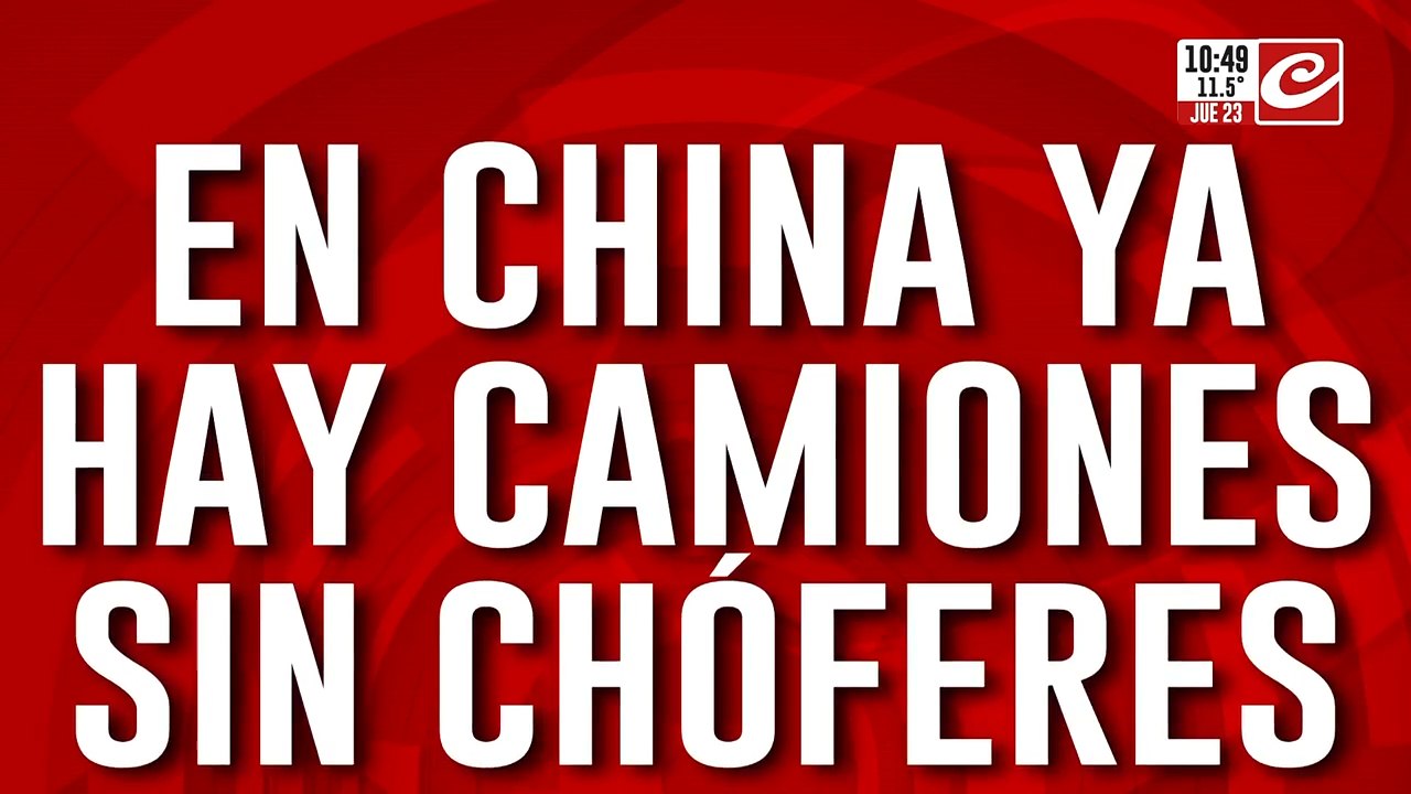 La nueva revolución industrial: en China ya circulan camiones sin choferes