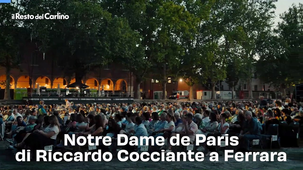 Notre Dame de Paris di Riccardo Cocciante a Ferrara: video