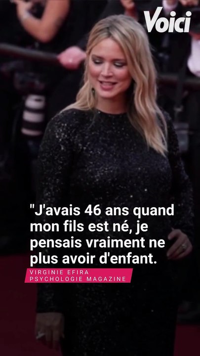 Virginie Efira sur sa grossesse à 46 ans : confidences et post-partum