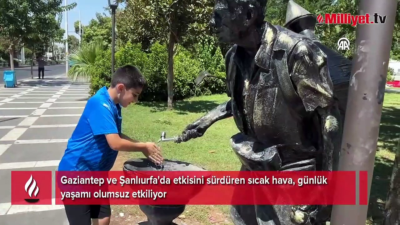 Kentte sıcaklık 49 dereceye ulaştı! Vatandaş ne yapacağını şaşırdı